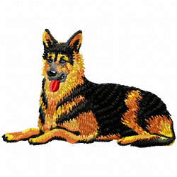 Dogs Embroidery Design 8